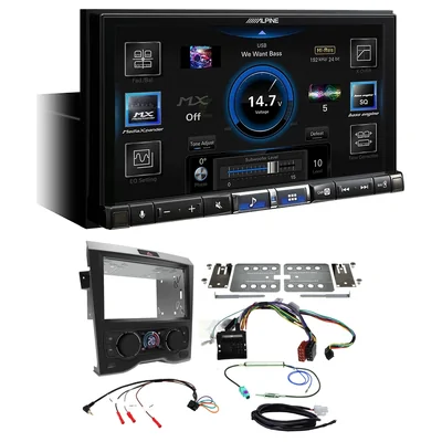 Alpine ILX-507A + Aerpro FP9355BK - Head Unit Upgrade Kit Fits Holden Commodore 2006-2011 VE Series I (Headunit Dependant)