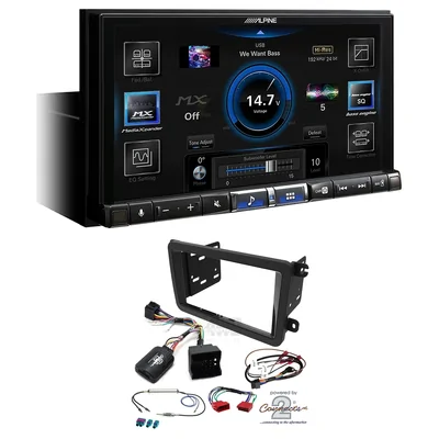 Alpine ILX-507A + Aerpro FP9888K - Head Unit Upgrade Kit Fits Various Volkswagen Vehicles
