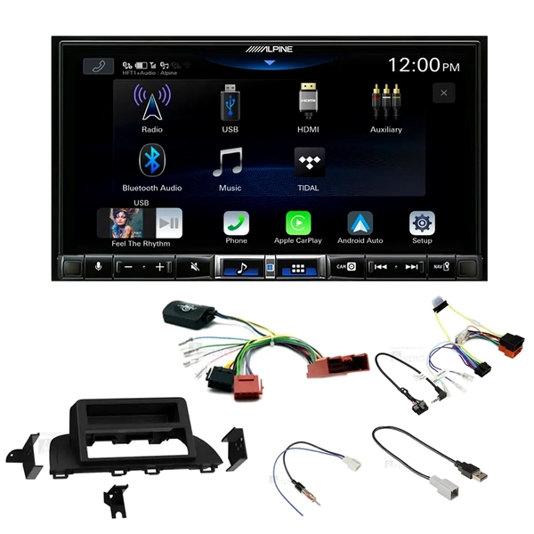 Alpine iLX-507A Bundle for Mazda 3 (Axela) 2013-2016 BM Head Unit Replacement Kit