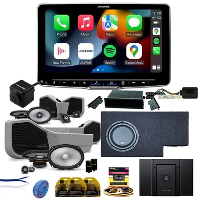 Alpine Premium Audio Upgrade Bundle Fits Toyota LandCruiser 70 Series Facelift (2024+) 