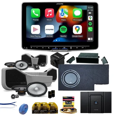Alpine Premium Audio Upgrade Bundle Fits Toyota LandCruiser 70 Series Pre-Facelift (2009–2023)