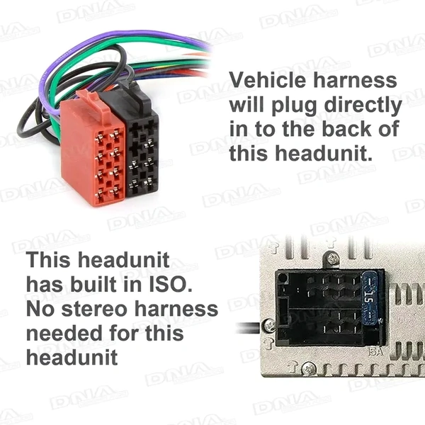 DNA Audio ISO NO Stereo Harness Required