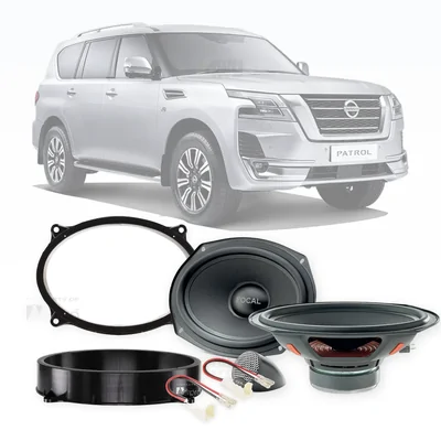 Nissan Patrol Y62 Focal 6x9-Inch Front Speaker Upgrade Bundle 2013-Onwards