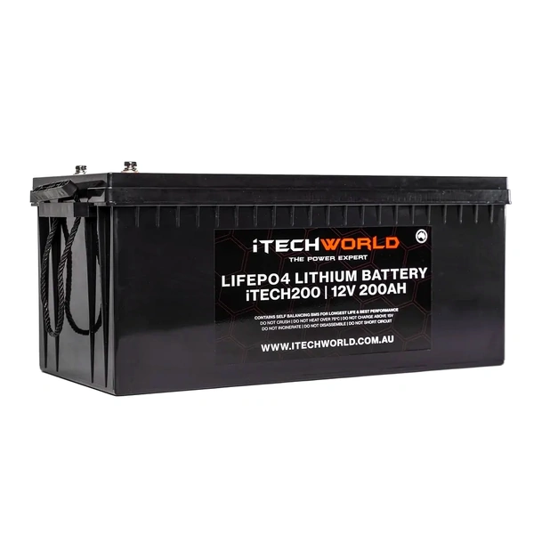 iTECH200 Deep Cycle Lithium Battery LiFePO4 200Ah 12v