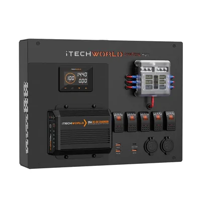iTechworld Premium Control Hub with 25A DCDC Charger and 500A Shunt