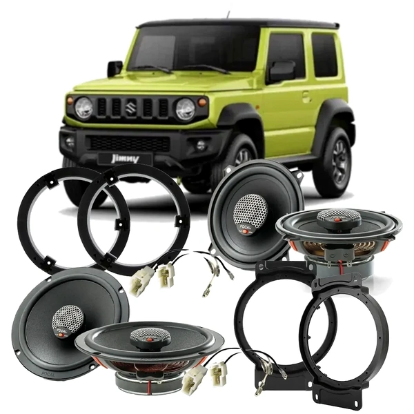 Focal ICU130 Front & Rear ICU165 Speaker Kit for Suzuki Jimny 3-Door (2018-Onwards) - Plug & Play