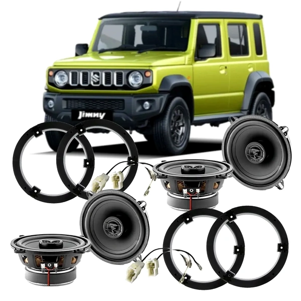 Focal ACX130 Front & Rear Speaker Kit for Suzuki Jimny XL 5-Door (2023-Onwards) - Plug & Play