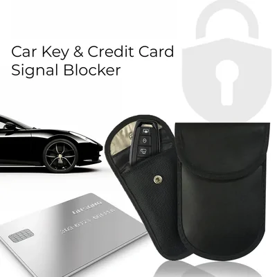 Key Locker – RFID Signal Blocker (Black Leather Case)