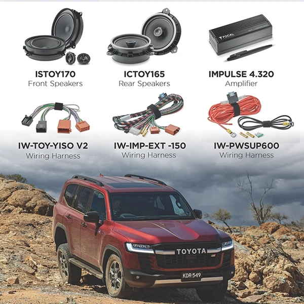 Focal Amplifier & Speakers Power Pack Fits LandCruiser 300 Series