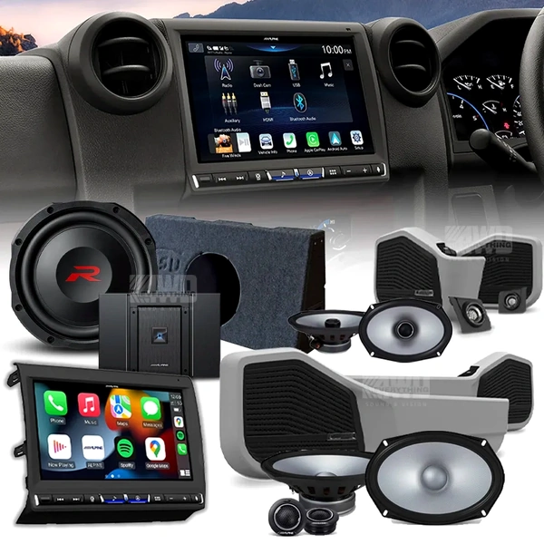 Alpine Full Audio Upgrade Kit for Toyota LandCruiser 79 Series Dual Cab