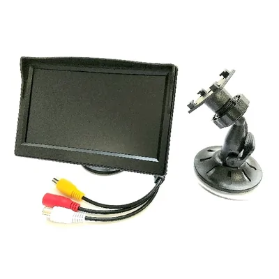 Mongoose LCD50PW 5" - DVR Dash Mounted Monitor - 2 camera input
