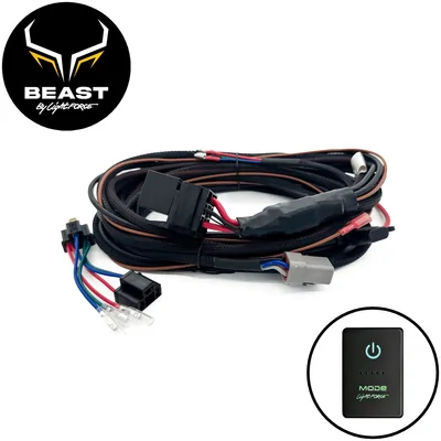 LightForce LFDLHBEAST-HLX15 BEAST Driving Light Harness to suit Toyota Hilux N80 2015-2025