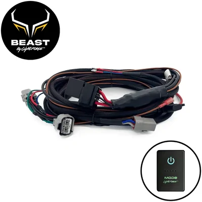 LightForce LFDLHBEAST-HLX20 BEAST Driving Light Wiring Harness, to suit Toyota Hilux N80, 2020-2025