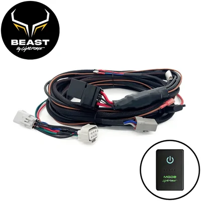 LightForce LFDLHBEAST-LC200 BEAST Driving Light Wiring Harness to suit Toyota Landcruiser 200 Series 2016 - 2021