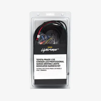 LightForce LFDLHPRADSTR Toyota Prado Driving Light Wiring Harness - Striker LED Harness to Suit Prado