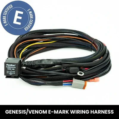 LightForce LFDLHTS3 Wiring Harness for Genesis and Venom E-mark Led Lights