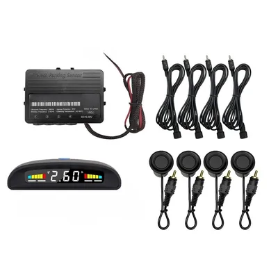 Mongoose MPRSWB-D Wireless Rear Parking Sensors with Dispay (Black)