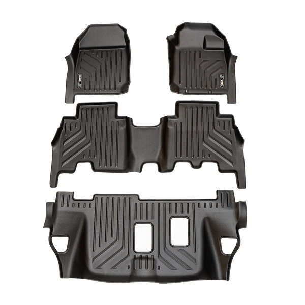 Maxliner Isuzu M-UX 2021 + MaxPro Floor Mats - First, Second & Third Row