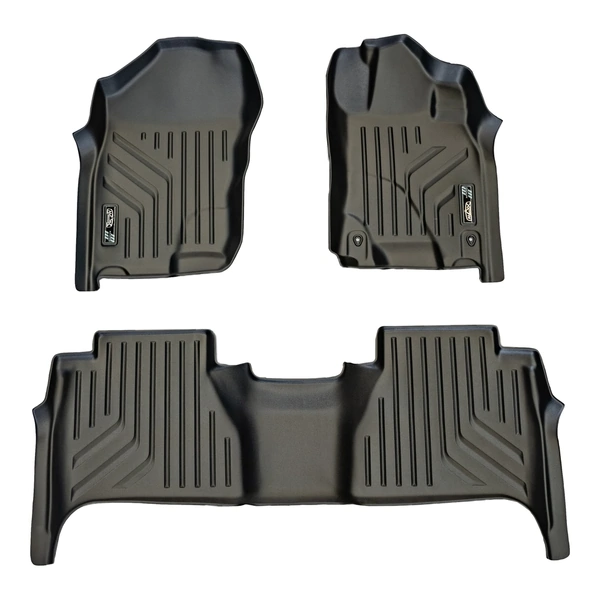 Maxliner Nissan Navara 2021 + MaxPro Floor Mats - Auto Only - First & Second Row