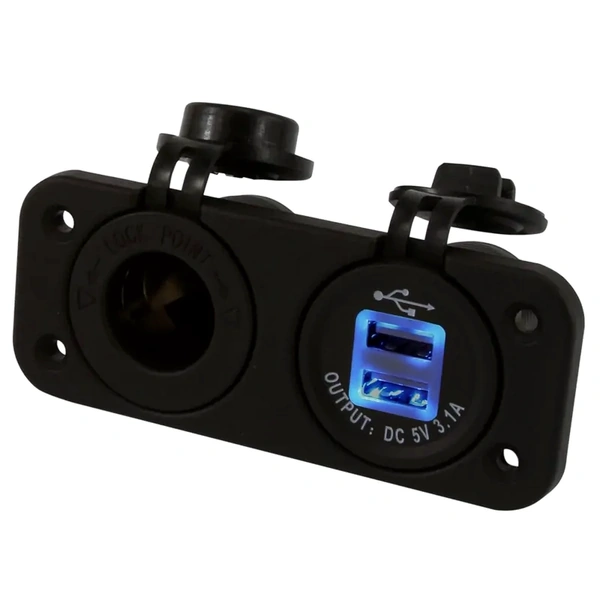 DNA Audio PA201 Heavy Duty Sockets Accessory & Dual USB