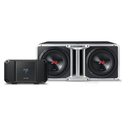 Alpine R2-Series Dual 10-Inch Subwoofer and Mono Amplifier System Pack
