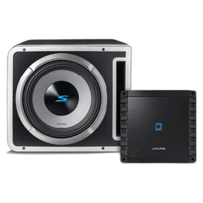 Alpine S2-Series 12-Inch Subwoofer and Mono Amplifier System Pack