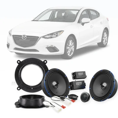 Mazda 3 Axela BM Audio Control 6.5-Inch Front Speaker Upgrade Bundle 2013-2016