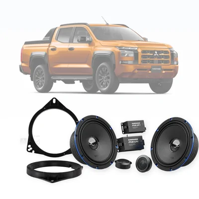 Mitsubishi Triton MV AudioControl 6.5-Inch Front Speaker Upgrade Bundle 2024-Onwards