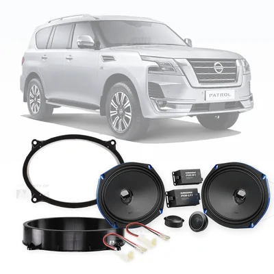 Nissan Patrol Y62 Audio Control 6x9-Inch Front Speaker Upgrade Bundle 2013-Onwards