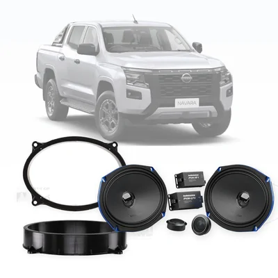 Nissan Navara D27 Audio Control 6x9-Inch Front Speaker Upgrade Bundle 2025-Onwards