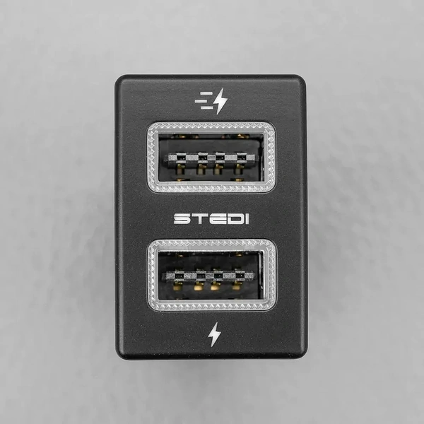 STEDI Push Switch for Dual USB fits D-Max/BT-50 PSHSWCH-MUXDMAXBT50-DUALUSB