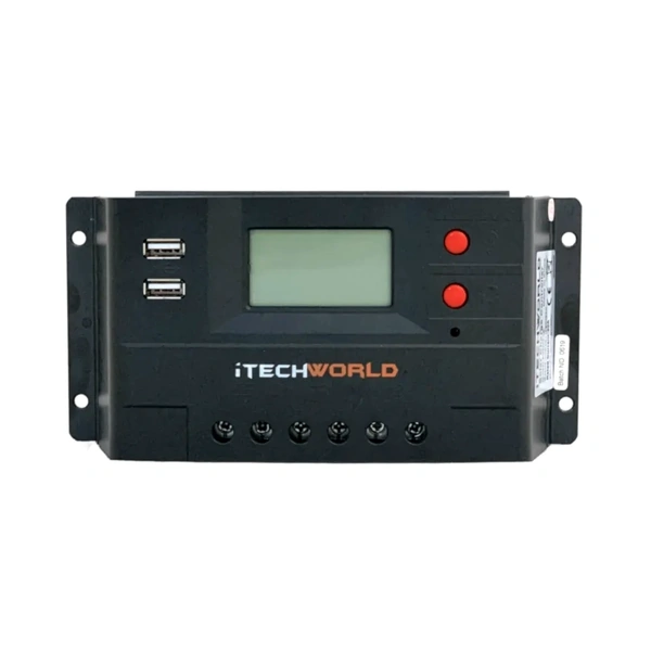 iTechworld PWM Solar Charge Controller 30A 12/24V