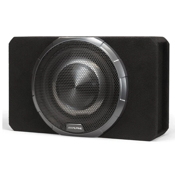 Alpine PWV-SB10 BassRev Powered subwoofer with 10" sub and 400-watt amp 