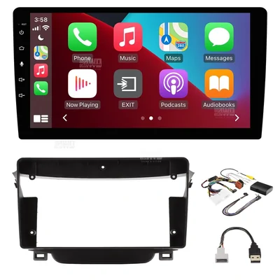 Mongoose Q9WCA + Aerpro AKHY1 Bundle 9" Trapezoid Head Unit with install kit to suit hyundai i30 2012-2017