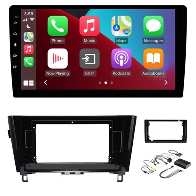 Mongoose Q9WCA + Aerpro AKNI4 Bundle 9" Trapezoid Head Unit with install kit to suit nissan 2015-2019