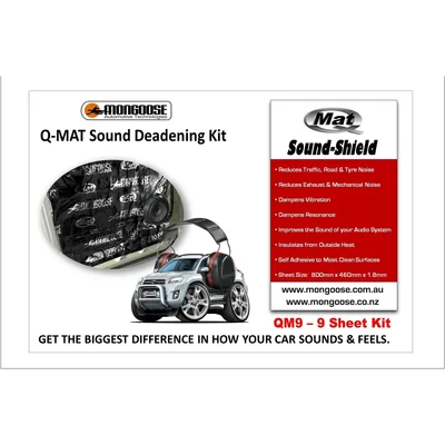 Mongoose QM9 Sound Deadening kit