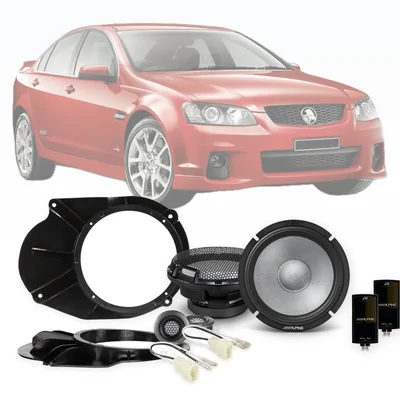 Holden Commodore VE Series II Alpine 6.5-Inch Front Speaker Upgrade Bundle 2011-2012