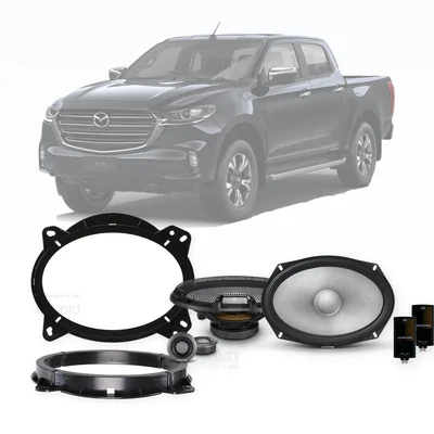 Mazda BT-50 TF Alpine 6x9-Inch Front Speaker Upgrade Bundle 2020-Onwards