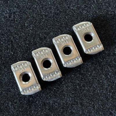 Razed Stainless Steel Channel Nuts – M10
