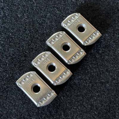 Razed Stainless Steel Channel Nuts – M8