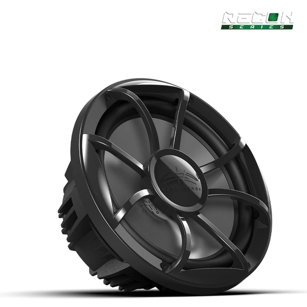 RECON 10 FA-BG | Wet Sounds RECON Series 10-inch Free-Air Marine Subwoofer - 4Ω Black with XS Black Grille