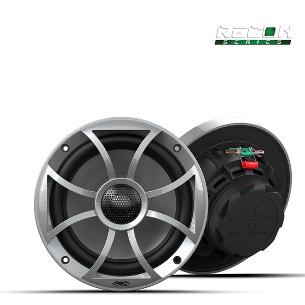 Wet Sounds RECON 6-S | RECON Series 6.5-inch High-Output Component Style Coaxial Speakers w/ XS-Silver Grilles
