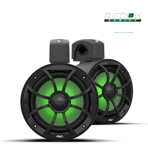 RECON 6 POD-BG | Wet Sounds 6.5-Inch Coaxial Tower Speakers w/ XS-Black RGB Grilles