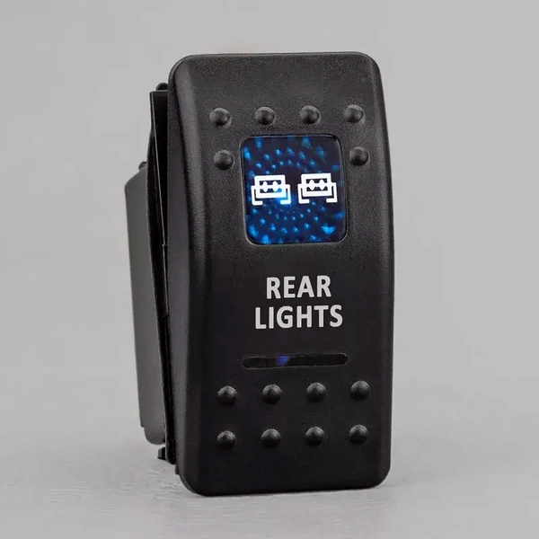 STEDI Rocker Switch for 4x4 Rear Work Lights Back Lit Blue ROKSWCH-REAR