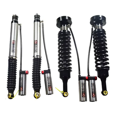 Carbon Offroad RR25-TOYOTA-LC200 RR2.5 Fits Toyota 200 Series Landcruiser Premium Monotube Remote Reservoir Coilover Shocks and Rear shocks kit