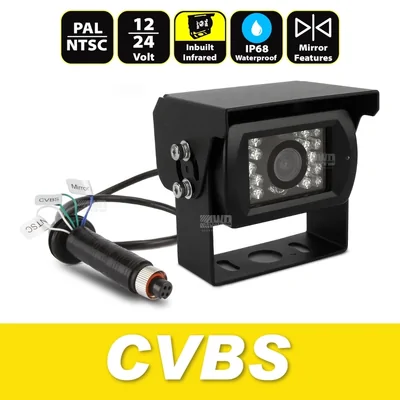 DNA Audio RV100 Heavy Duty Compact CVBS Truck/Bus/Caravan Camera - PAL/NTSC