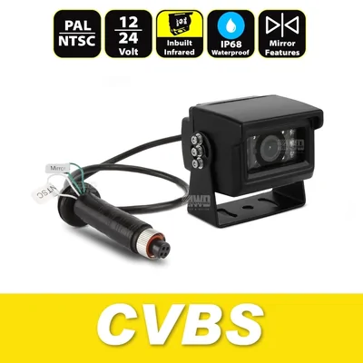 DNA Audio RV103 Heavy Duty Compact CVBS Truck/Bus/Caravan CCD Camera - PAL/NTSC
