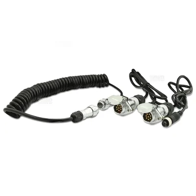 DNA Audio RVEW7 Heavy Duty 7 Pin WOZA / SUZI Trailer Cable Kit For Single Camera