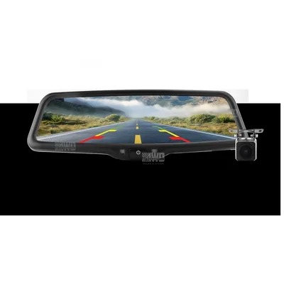 DNA Audio RVS966OEM Premium OEM Style 9.66 Inch Replacement Mirror & Camera Kit with Auto Brightness