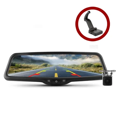 DNA Audio RVS966TY01 Premium OEM Style 9.66 Inch Replacement Mirror & Camera Kit To Suit Toyota Landcruiser 79 Series